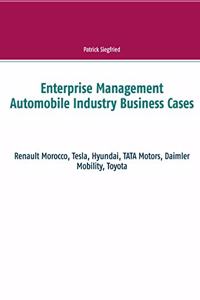 Enterprise Management Automobile Industry Business Cases