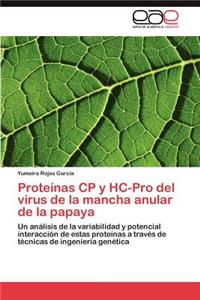 Proteínas CP y HC-Pro del virus de la mancha anular de la papaya