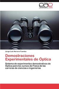 Demostraciones Experimentales de Óptica