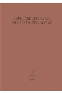Populare Literatur Des Spatmittelalters