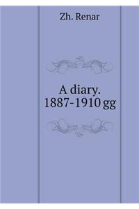 A Diary. 1887-1910 Gg