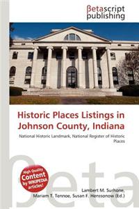 Historic Places Listings in Johnson County, Indiana
