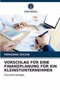 Vorschlag Für Eine Finanzplanung Für Ein Kleinstunternehmen