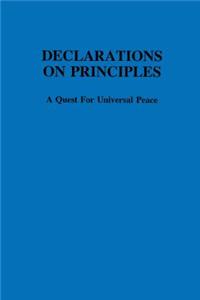 Declarations on principles :