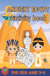 Ancient Egypt activity book for kids ages 3-8