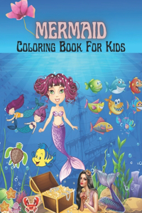 Mermaid Coloring Book For Kids
