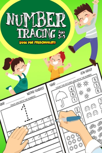 Number Tracking Book For Preshoolers Ages 3-5