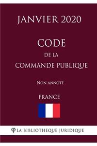 Code de la commande publique (France) (Janvier 2020) Non annoté