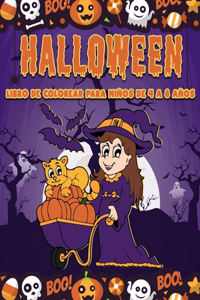 Halloween libro de colorear para niños de 4 a 8 años