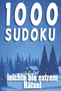 1000 Sudoku leichte bis extrem Rätsel