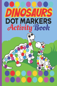 Dot markers activity book Dinosaurs