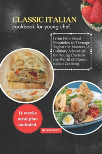classic Italian cookbook for young chef.