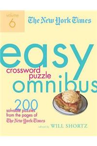 New York Times Easy Crossword Puzzle Omnibus, Volume 6