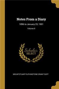 Notes From a Diary