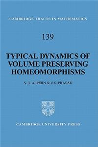 Typical Dynamics of Volume Preserving Homeomorphisms