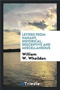 Letters from Nahant, historical, descriptive and miscellaneous