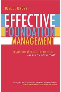 Effective Foundation Management