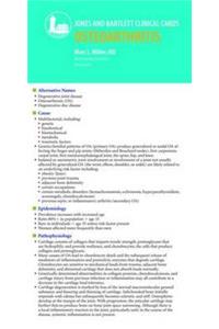 J & B Clinical Card: Osteoarthritis