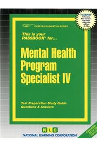 Mental Health Program Specialist IV