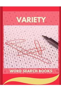 Variety Word Search Books