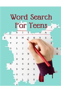 Word Search For Teens