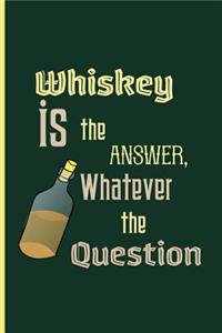Whiskey is the answer, whatever the question