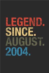 Legend Since August 2004