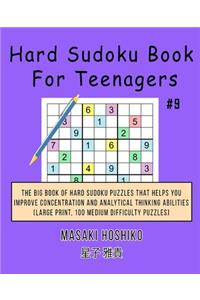 Hard Sudoku Book For Teenagers #9