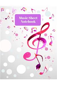 Music Sheet Notebook