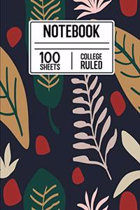 Notebook 100 Sheets College Ruled