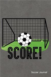 Score! Soccer Journal