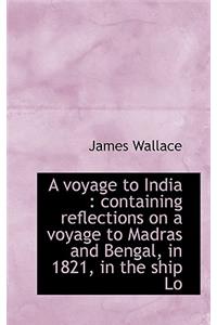 A Voyage to India