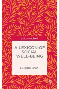 Lexicon of Social Well-Being