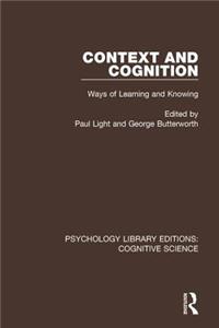 Context and Cognition