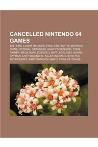 Cancelled Nintendo 64 Games