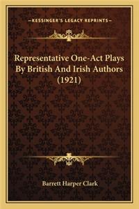 Representative One-Act Plays By British And Irish Authors (1921)