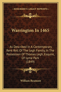 Warrington in 1465