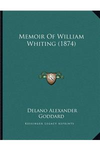 Memoir Of William Whiting (1874)