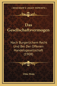 Das Gesellschaftsvermogen
