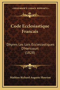 Code Ecclesiastique Francais