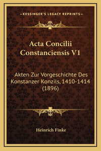 Acta Concilii Constanciensis V1