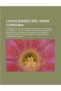 Localidades del Gran Cordoba