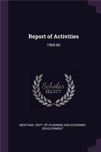 Report of Activities