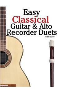 Easy Classical Guitar & Alto Recorder Duets