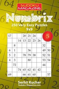 Numbrix - 250 Very Easy Puzzles 9x9