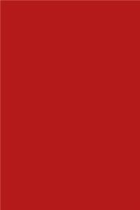 Journal Carnelian Red Color Simple Plain Red