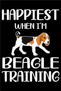 Happiest When I'm Beagle Training