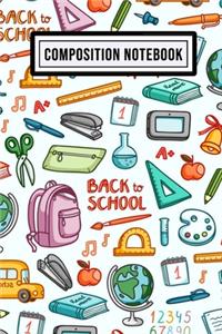 School Unruled Composition Notebook