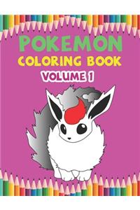 Pokemon Coloring Book Volume 1
