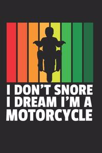 Motorrad Notizbuch
